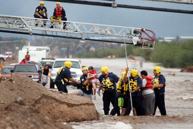 Monsoon causes problems on Tucson streets